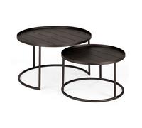 Table d'appoint d'extérieur en aluminium S/L Ethnicraft - 5404023628947