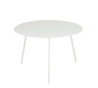 Table D'appoint D'extérieur En Métal Blanc H38 Blanc
