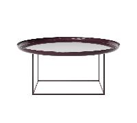 Table d'appoint Duke Large Ø 90cm laqué removable table top