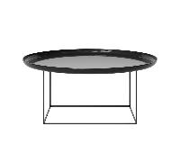 Table d'appoint Duke Large Ø 90cm laqué removable table top