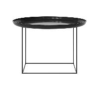 NORR11 Table basse Duke Medium Lacquered obsidian