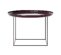 NORR11 Table basse Duke Medium Lacquered maroon