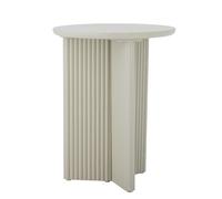 Bloomingville Table d’appoint Edith Ø40 cm Blanc