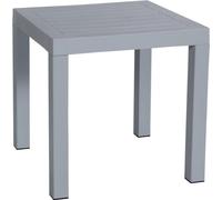 Table d'appoint - Élégante - Résistante aux intempéries - Matériaux de haute qualité. Couleur : Gris