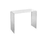 VEVOR Table Console en Acrylique Transparent Table d'Appoint 964 x 381 x 740 mm Table d'Entrée de 20 mm d’Épaisseur Charge Maximale 50 kg Bout de Canapé Rangement pour Salon Chambre Terrasse Café