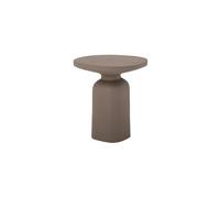 Table d'appoint en aluminium marron, bout de canapé, antidérapant - Bloomingville, Millan - 45x45x50 cm