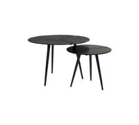 Table d'appoint en aluminum beige Kourdeboer