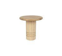 Table d'appoint en bois beige Chunk