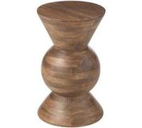 Table d'appoint design 31x31x50 cm en manguier naturel