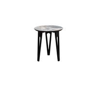 Table d'appoint en bois d'acacia noir, bout de canapé, carrée - Chehoma, Pierre - 48x48x55 cm