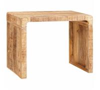 Table d'appoint en bois de mangue - vidaXL - 60x35x46 cm - Marron - Bois de mangue massif - Rectangulaire