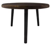 Table d'appoint en bois de paulownia Ø 58 x H 38 cm