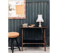 Table d'appoint en bois foncé n°989