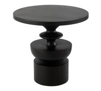 Table d'Appoint en Bois "Goa" 48cm Noir