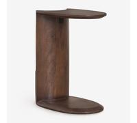 Table d'appoint en bois Kenoly 45x30 cm Poignée en bois foncé
