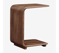 Table d'appoint en bois Tinsley 35x40 cm Brun Acacia foncé