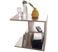 Table d'appoint en bois WOHNLING MILO - Petite table basse carrée Sonoma - 50x50x30 cm
