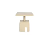 Table d'appoint en fer beige Chubby