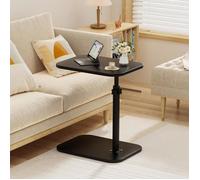 Table d'appoint en forme de C-MENGDA-Table de lit hauteur réglable(43-72cm)-Table de chevet, table basse-Pour petits espaces