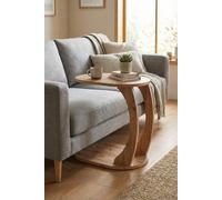 Table d'appoint en forme de C pour ordinateur portable, à placer près d'un canapé, modèle Pijnboom, 51 x 35,5 x 57 cm