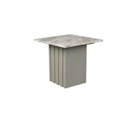 Table d'appoint en marbre gris Clayton