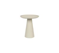 Table d'appoint en métal beige, carrée, compacte - White Label, Ringar - 40x40x46 cm