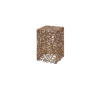 Table d'appoint en métal cuivre, bout de canapé, 3 kg - Chehoma, Roseraie - 30x30x44 cm