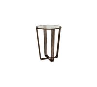 Table d'appoint en métal cuivre, carrée, design minimaliste, bout de canapé - Chehoma, Nouveau - 41x41x54 cm