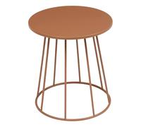 Table d'Appoint en Métal "Latte" 38cm Terracotta