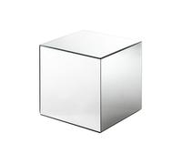 Table d'appoint en miroir et MDF - CUBIX