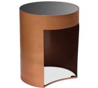 Table d'Appoint Design Sela 50cm Cuivre & Noir