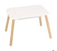 Atmosphera – Table d'appoint enfant Buldy Blanc 68,5 x 43 cm