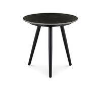 Table d'appoint extérieur ROSALIA ronde - Noir et gris