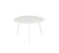 Table d'appoint extérieure Mica Decorations Seatle Blanc Fer H38xl58xL58cm