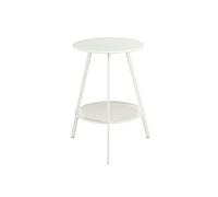 Table d'appoint extérieure Mica Decorations Seatle Blanc Fer H58xl46xL46cm