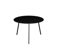Table d'appoint extérieure Mica Decorations Seatle Noir Fer H38xl58xL58cm