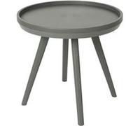 Table d'appoint extérieure ronde gris foncé Miami - Jardideco Gris foncé G