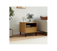 Table d'appoint FLAM 50x50x50 cm bois de pin massif 357823