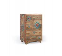 Table d'appoint - Giner y Colomer - 7 tiroirs - Bois massif - Multicolore