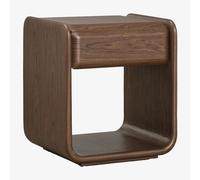 Table d'appoint Greysi en MDF Bois Foncé