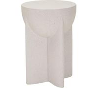 Table d'appoint History blanche 33,5 x 33,5 x 48,5 cm