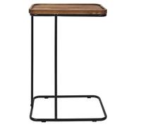 Table d'appoint - HOME DECO FACTORY - Industrielle - Marron et Noir