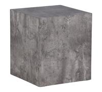 Table d'Appoint Imitation Marbre "York" 45cm Gris Foncé