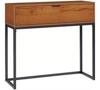 Table d'appoint industrielle – Table de rangement – Table d'entrée – Console – Table latérale – Bois dur robuste