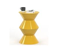 Table d'appoint IRENE - Ronde - Métal jaune foncé - 30 cm
