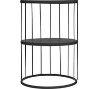 Table d'Appoint Kobu en Métal Noir