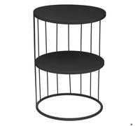 Atmosphera – Table d'appoint Kobu – Métal D36 x H52 cm – Noire