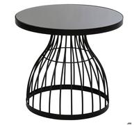 Atmosphera - Table d'appoint Kushi - métal et Verre D55 cm