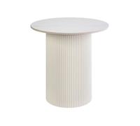 Table d'appoint LEONA Céramique Beige clair