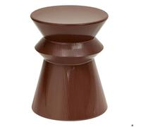 Table d'appoint Maya ronde D.35,5cm marron - Atmosphera Créateur d'intérieur